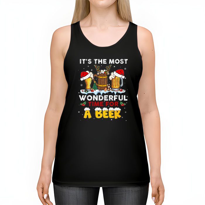 Its-The-Most-Wonderful-Time-For-A-Beer-Santa-Hat-Christmas-Tank-Top-2 Its The Most Wonderful Time For A Beer Santa Hat Christmas Tank Top 2 6