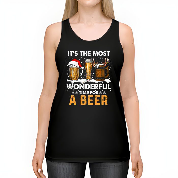 Its-The-Most-Wonderful-Time-For-A-Beer-Santa-Hat-Christmas-Tank-Top-2 Its The Most Wonderful Time For A Beer Santa Hat Christmas Tank Top 2 7