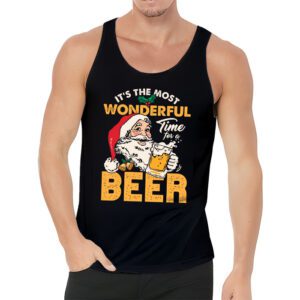 It's The Most Wonderful Time For A Beer Santa Hat Christmas Tank Top 3 Its The Most Wonderful Time For A Beer Santa Hat Christmas Tank Top 3 1