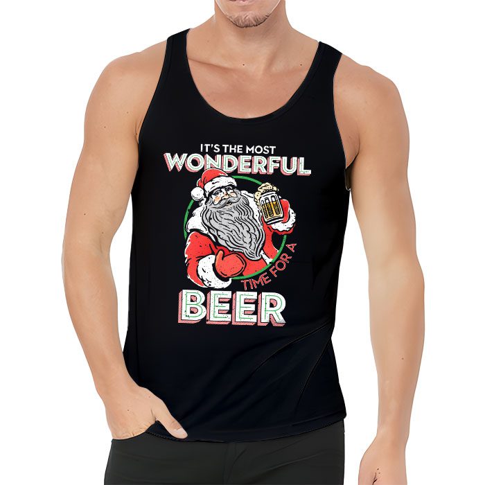 Its-The-Most-Wonderful-Time-For-A-Beer-Santa-Hat-Christmas-Tank-Top-3 Its The Most Wonderful Time For A Beer Santa Hat Christmas Tank Top 3 5
