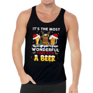 It's The Most Wonderful Time For A Beer Santa Hat Christmas Tank Top 3 Its The Most Wonderful Time For A Beer Santa Hat Christmas Tank Top 3 6