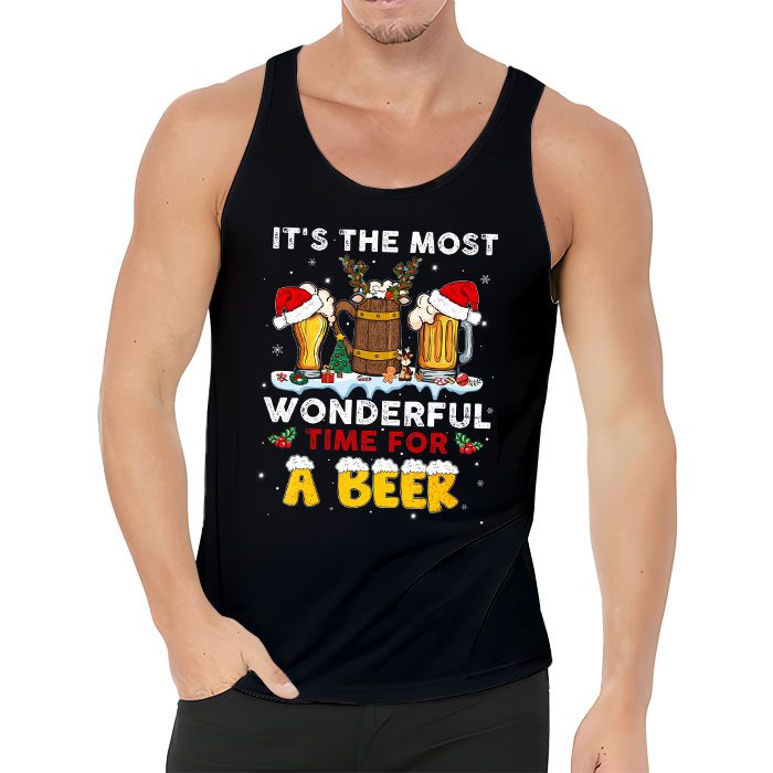 Its-The-Most-Wonderful-Time-For-A-Beer-Santa-Hat-Christmas-Tank-Top-3 Its The Most Wonderful Time For A Beer Santa Hat Christmas Tank Top 3 6