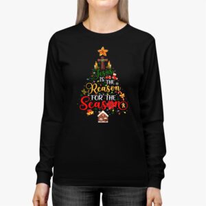 Jesus is The Reason for The Season Christian Faith Christmas Longsleeve Tee 2 Jesus is The Reason for The Season Christian Faith Christmas Longsleeve Tee 2