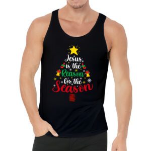 Jesus is The Reason for The Season Christian Faith Christmas Tank Top 3 1