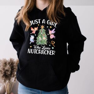 Just A Girl Who Loves Nutcrackers Christmas Ballet Dancing Hoodie 3 Just A Girl Who Loves Nutcrackers Christmas Ballet Dancing Hoodie 3 4