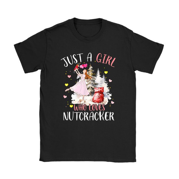 Just-A-Girl-Who-Loves-Nutcrackers-Christmas-Ballet-Dancing-T-Shirt Just A Girl Who Loves Nutcrackers Christmas Ballet Dancing T-Shirt