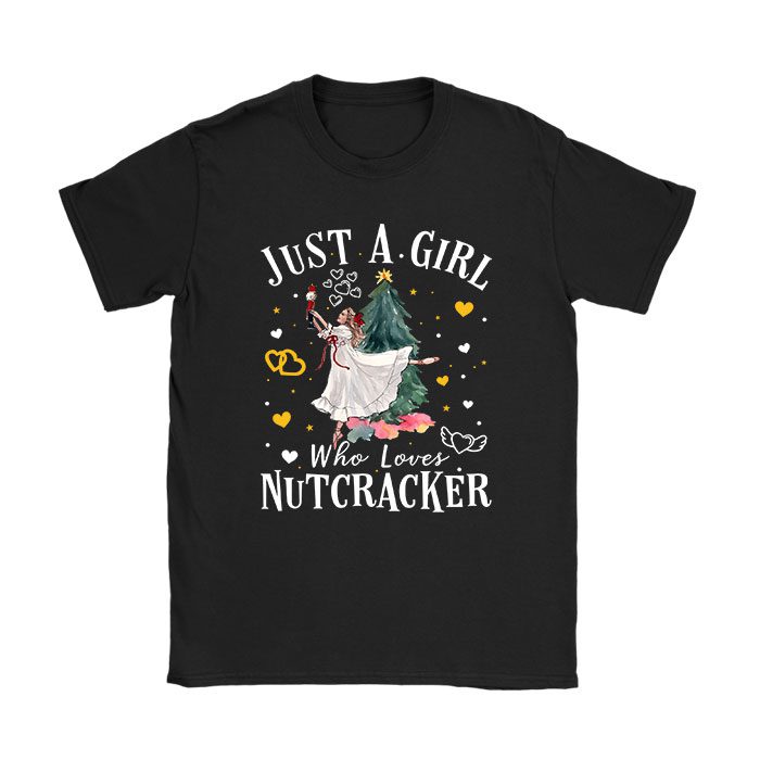 Just-A-Girl-Who-Loves-Nutcrackers-Christmas-Ballet-Dancing-T-Shirt Just A Girl Who Loves Nutcrackers Christmas Ballet Dancing T-Shirt