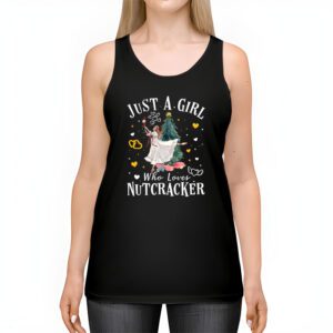 Just A Girl Who Loves Nutcrackers Christmas Ballet Dancing Tank Top 2 2