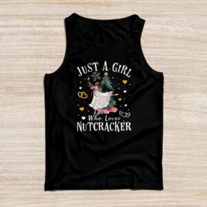 Just A Girl Who Loves Nutcrackers Christmas Ballet Dancing Tank Top
