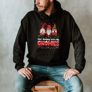 Just Hanging With My Gnomies Pajama Cute Gnome Christmas Hoodie 2 Just Hanging With My Gnomies Pajama Cute Gnome Christmas Hoodie 2 2
