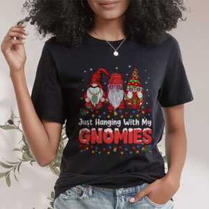Just Hanging With My Gnomies Pajama Cute Gnome Christmas T Shirt 1 2