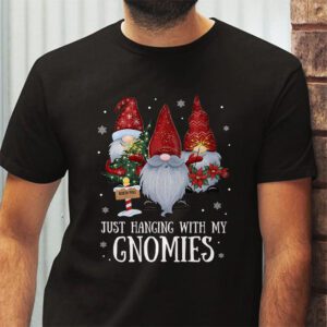 Just Hanging With My Gnomies Pajama Cute Gnome Christmas T-Shirt 2 Just Hanging With My Gnomies Pajama Cute Gnome Christmas T Shirt 2 3