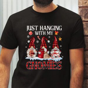 Just Hanging With My Gnomies Pajama Cute Gnome Christmas T-Shirt 2 Just Hanging With My Gnomies Pajama Cute Gnome Christmas T Shirt 2 4
