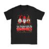 Just Hanging With My Gnomies Pajama Cute Gnome Christmas T-Shirt