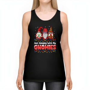 Just Hanging With My Gnomies Pajama Cute Gnome Christmas Tank Top 2 Just Hanging With My Gnomies Pajama Cute Gnome Christmas Tank Top 2 2