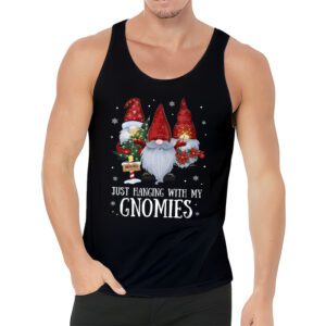 Just Hanging With My Gnomies Pajama Cute Gnome Christmas Tank Top 3 Just Hanging With My Gnomies Pajama Cute Gnome Christmas Tank Top 3 3