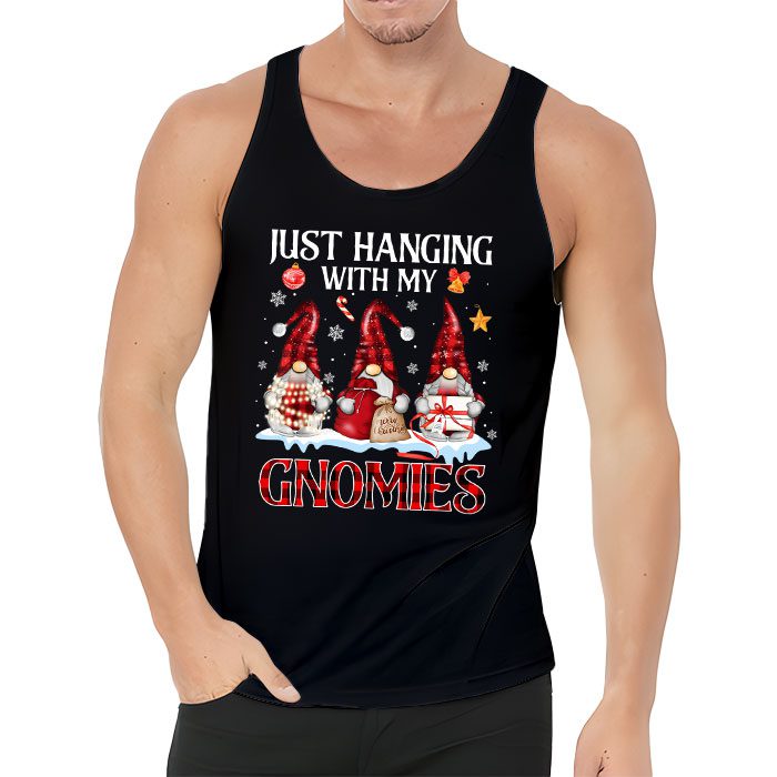 Just-Hanging-With-My-Gnomies-Pajama-Cute-Gnome-Christmas-Tank-Top-3 Just Hanging With My Gnomies Pajama Cute Gnome Christmas Tank Top 3 4