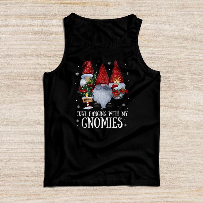 Just-Hanging-With-My-Gnomies-Pajama-Cute-Gnome-Christmas-Tank-Top Just Hanging With My Gnomies Pajama Cute Gnome Christmas Tank Top