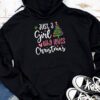 Just a Girl who Loves Christmas a Gift for XMAS Hoodie