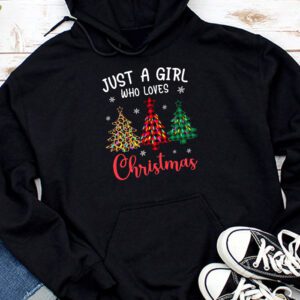 Just a Girl who Loves Christmas a Gift for XMAS Hoodie
