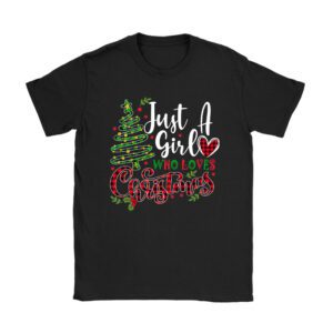 Just a Girl who Loves Christmas a Gift for XMAS T-Shirt