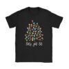 Let's Get Lit Drinking Santa Hat Christmas Lights Funny T-Shirt