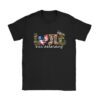 Love Our Veterans Heart USA Flag Camouflage Army Boots Proud T-Shirt