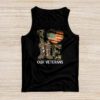 Love Our Veterans Heart USA Flag Camouflage Army Boots Proud Tank Top