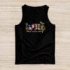 Love Our Veterans Heart USA Flag Camouflage Army Boots Proud Tank Top