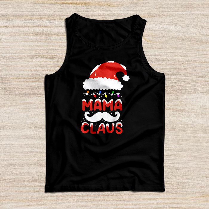 MAMA-Claus-Shirt-Christmas-Lights-Pajama-Family-Matching-Tank-Top MAMA Claus Shirt Christmas Lights Pajama Family Matching Tank Top