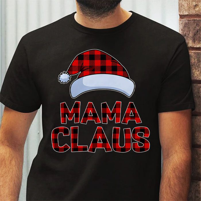 Mama-Claus-Shirt-Christmas-Lights-Pajama-Family-Matching-T-Shirt-2 Mama Claus Shirt Christmas Lights Pajama Family Matching T Shirt 2 2