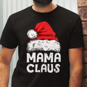 Mama Claus Shirt Christmas Lights Pajama Family Matching T Shirt 2 4