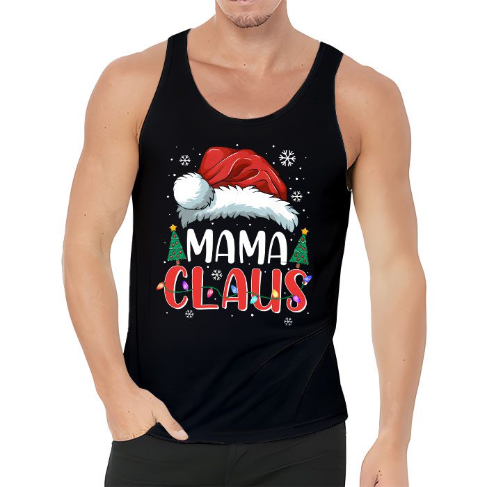 Mama-Claus-Shirt-Christmas-Lights-Pajama-Family-Matching-Tank-Top-3 Mama Claus Shirt Christmas Lights Pajama Family Matching Tank Top 3 3