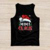 Mama Claus Shirt Christmas Lights Pajama Family Matching Tank Top