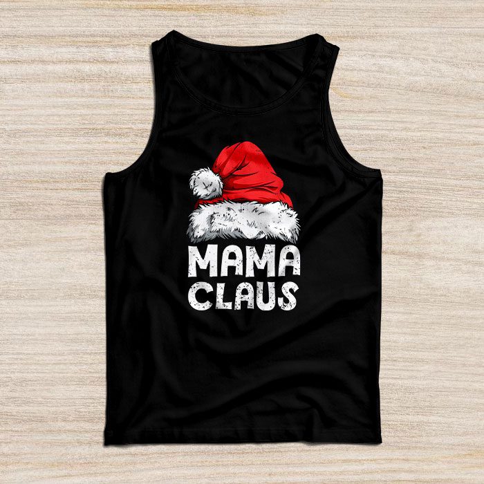 Mama-Claus-Shirt-Christmas-Lights-Pajama-Family-Matching-Tank-Top Mama Claus Shirt Christmas Lights Pajama Family Matching Tank Top