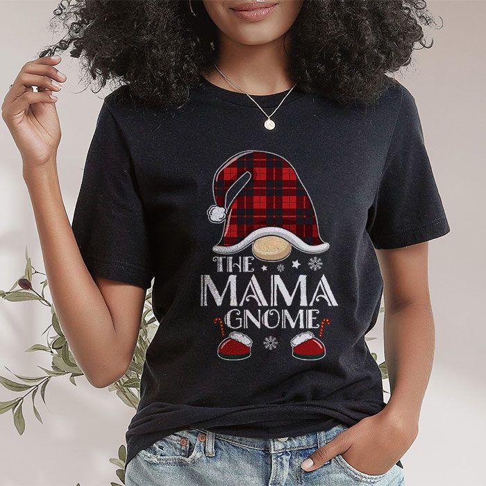 Mama-Gnome-Buffalo-Plaid-Matching-Family-Christmas-Pajama-T-Shirt-1 Mama Gnome Buffalo Plaid Matching Family Christmas Pajama T Shirt 1 2