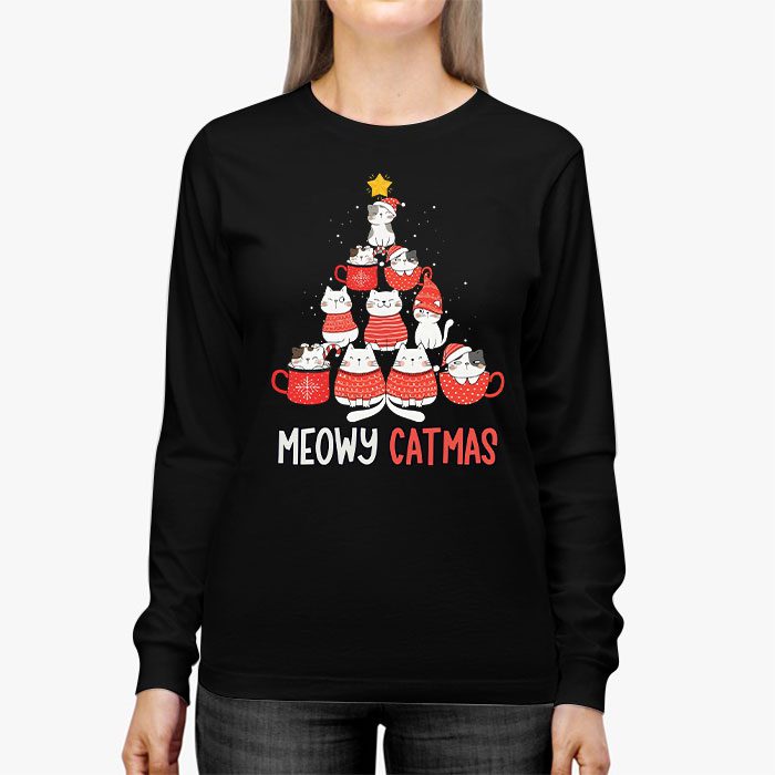 Meowy-Catmas-Cat-Christmas-Tree-Xmas-Girls-Boys-Funny-Santa-Longsleeve-Tee-2 Meowy Catmas Cat Christmas Tree Xmas Girls Boys Funny Santa Longsleeve Tee 2 1