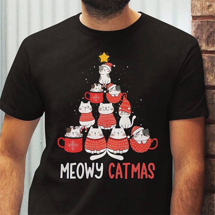 Meowy-Catmas-Cat-Christmas-Tree-Xmas-Girls-Boys-Funny-Santa-T-Shirt-2 Meowy Catmas Cat Christmas Tree Xmas Girls Boys Funny Santa T Shirt 2 1