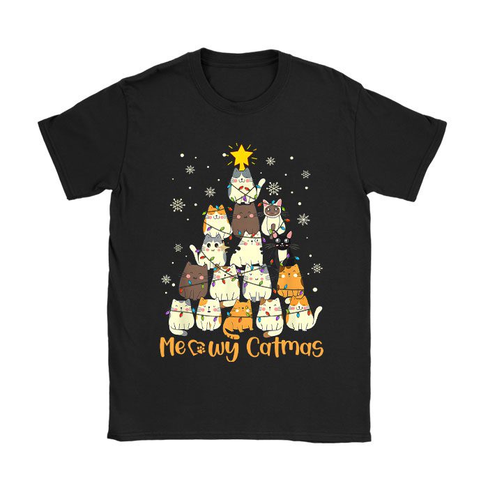 Meowy-Catmas-Cat-Christmas-Tree-Xmas-Girls-Boys-Funny-Santa-T-Shirt Meowy Catmas Cat Christmas Tree Xmas Girls Boys Funny Santa T-Shirt