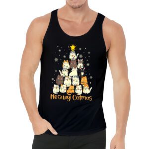 Meowy Catmas Cat Christmas Tree Xmas Girls Boys Funny Santa Tank Top 3 Meowy Catmas Cat Christmas Tree Xmas Girls Boys Funny Santa Tank Top 3 3