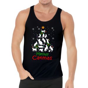 Meowy Catmas Cat Christmas Tree Xmas Girls Boys Funny Santa Tank Top 3 Meowy Catmas Cat Christmas Tree Xmas Girls Boys Funny Santa Tank Top 3