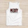 Merry Christmas Buffalo Plaid Red Santa Hat Xmas Pajamas Tank Top