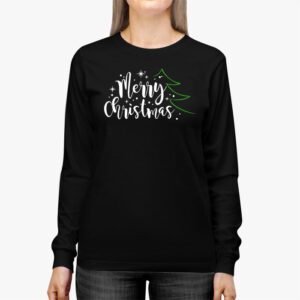 Merry Christmas Family Matching Outfits Xmas Men Women Kids Longsleeve Tee 2 2