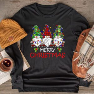 Merry Christmas Gnome Family Christmas Shirts for Women Men Longsleeve Tee