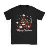 Merry Christmas Nurse Xmas Scrub Top Women Stethoscope T-Shirt