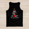Merry Christmas Nurse Xmas Scrub Top Women Stethoscope Tank Top