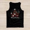 Merry Christmas Nurse Xmas Scrub Top Women Stethoscope Tank Top