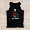 Merry Christmas Nurse Xmas Scrub Top Women Stethoscope Tank Top