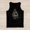 Merry Christmas Nurse Xmas Scrub Top Women Stethoscope Tank Top