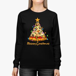 Merry Crustmas Pizza Christmas Tree Xmas Gifts Kids Men Longsleeve Tee 2 4